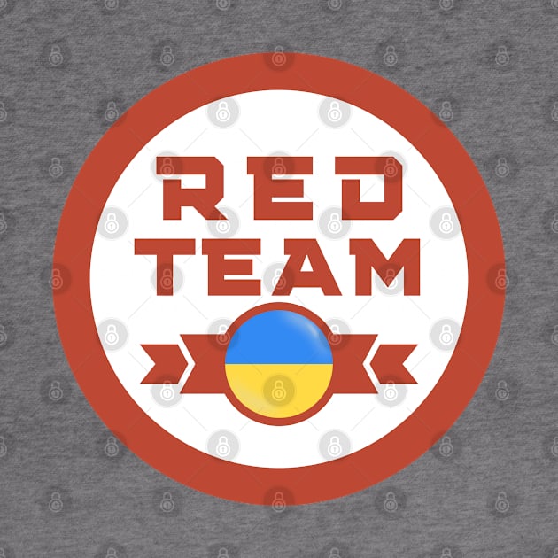 Cybersecurity Red Team Ukraine Gamification Badge CTF by FSEstyle